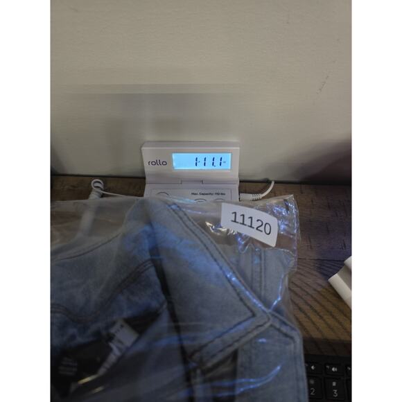 White House Black Market Dress Womens 0 Denim Jumper Sleeveless Belted - Picture 7 of 7